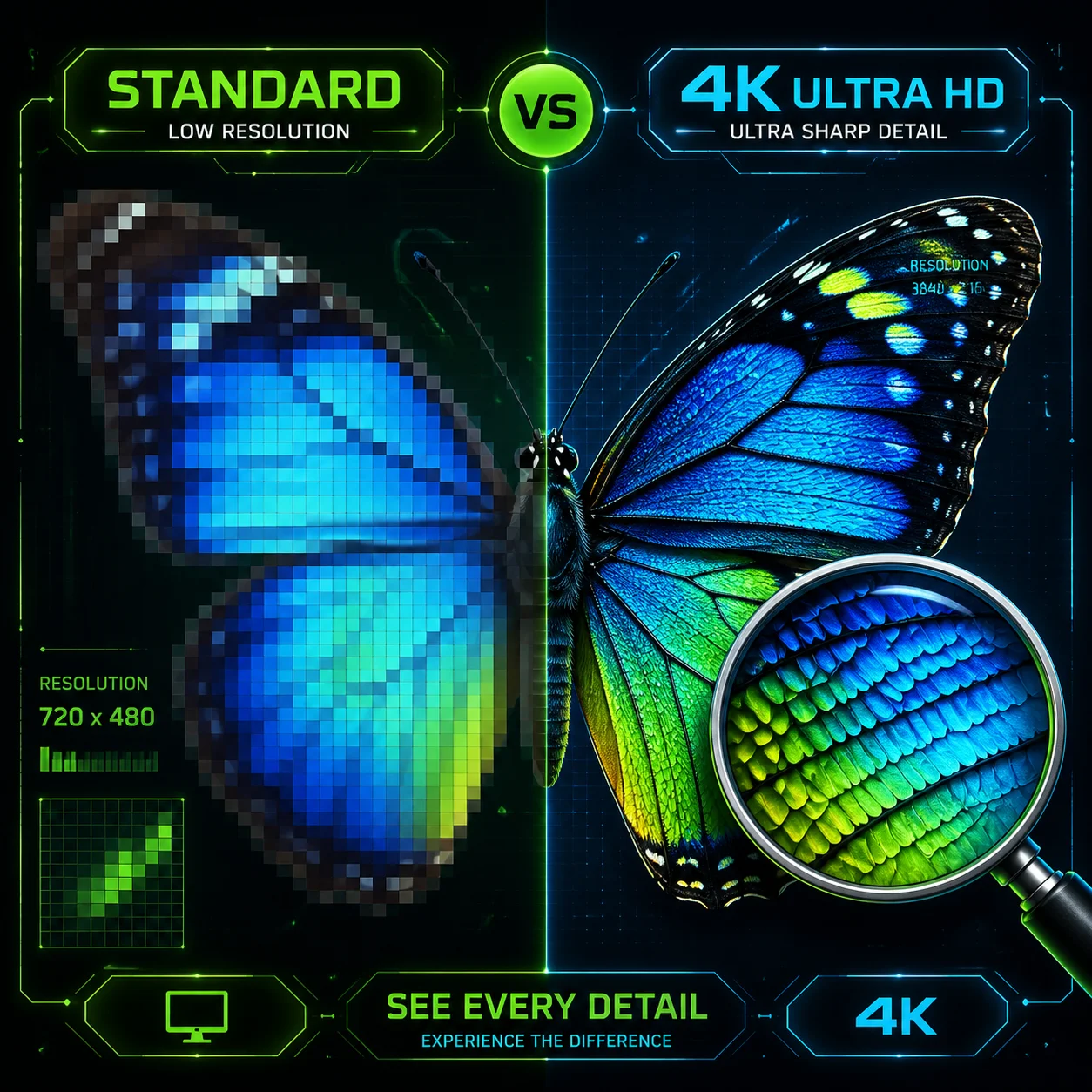 4K Ultra-HD Output Example