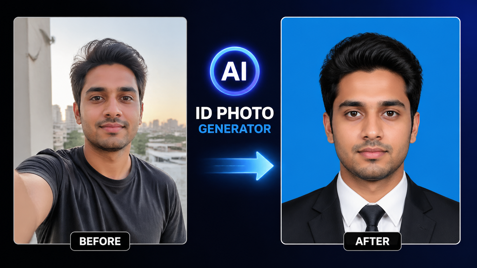 תמונת פספורט AI