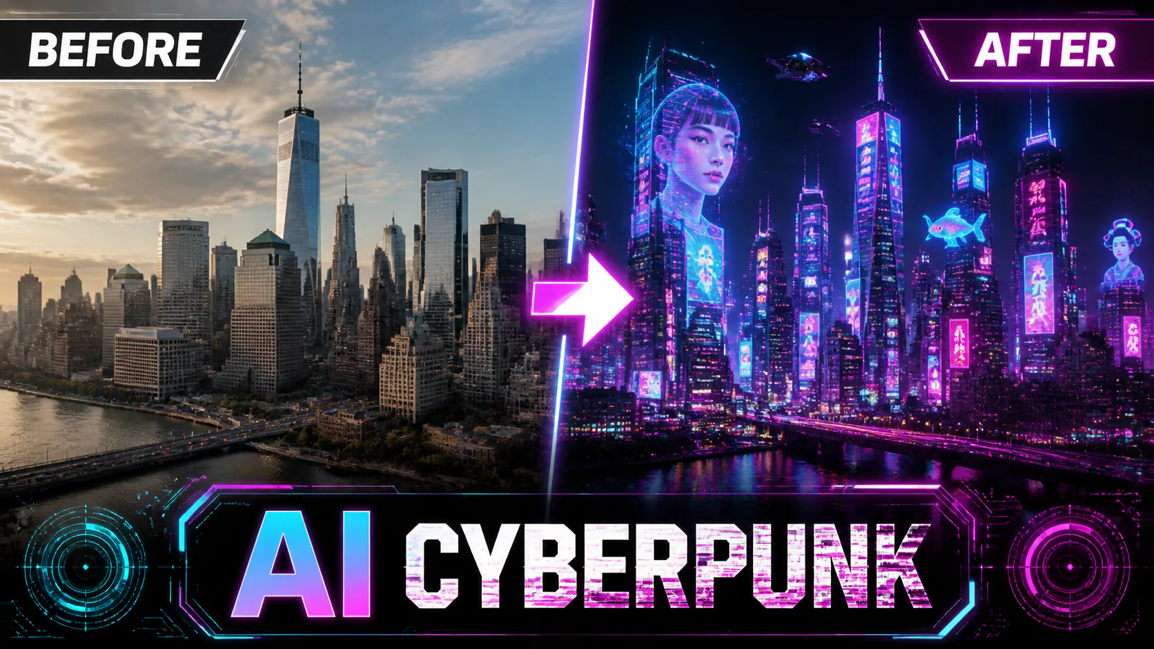 AI Cyberpunk Filter