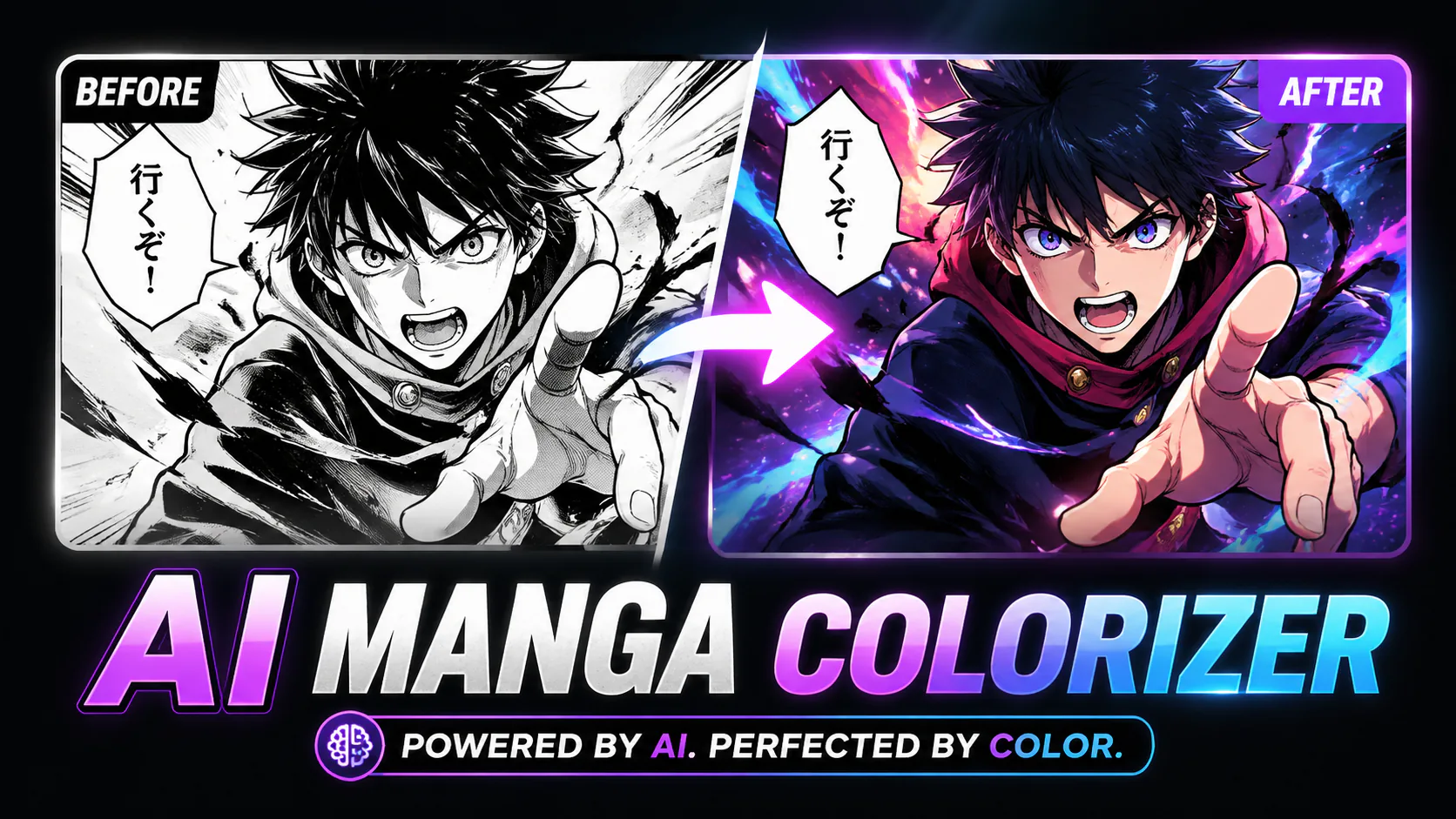 Manga colorizer prompt result preview