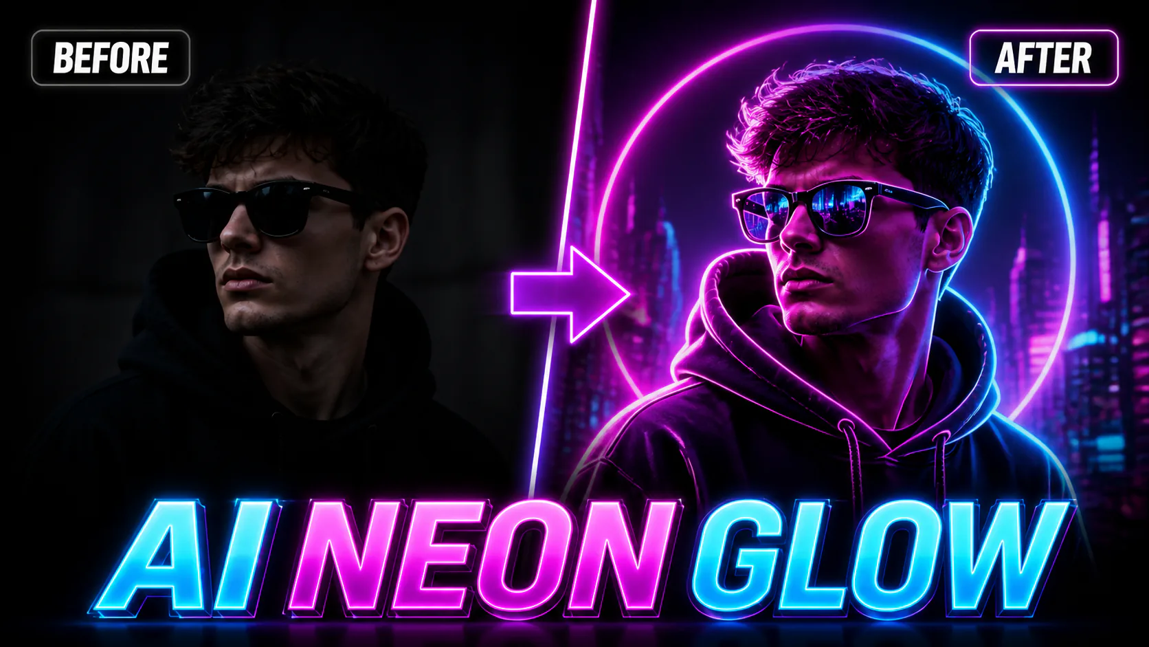 AI Neon Glow