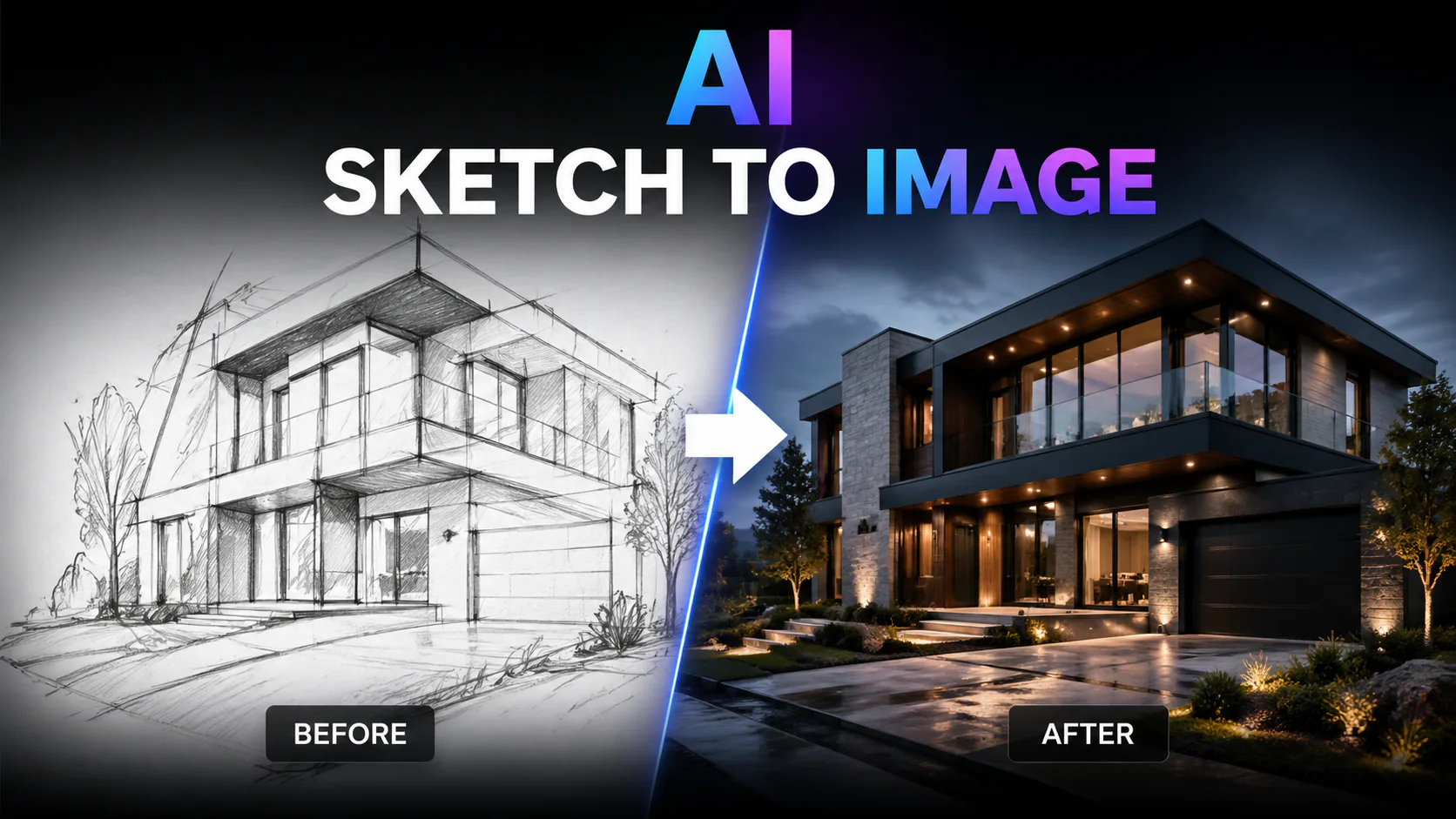 Tukar Lakaran kepada Gambar Realistik