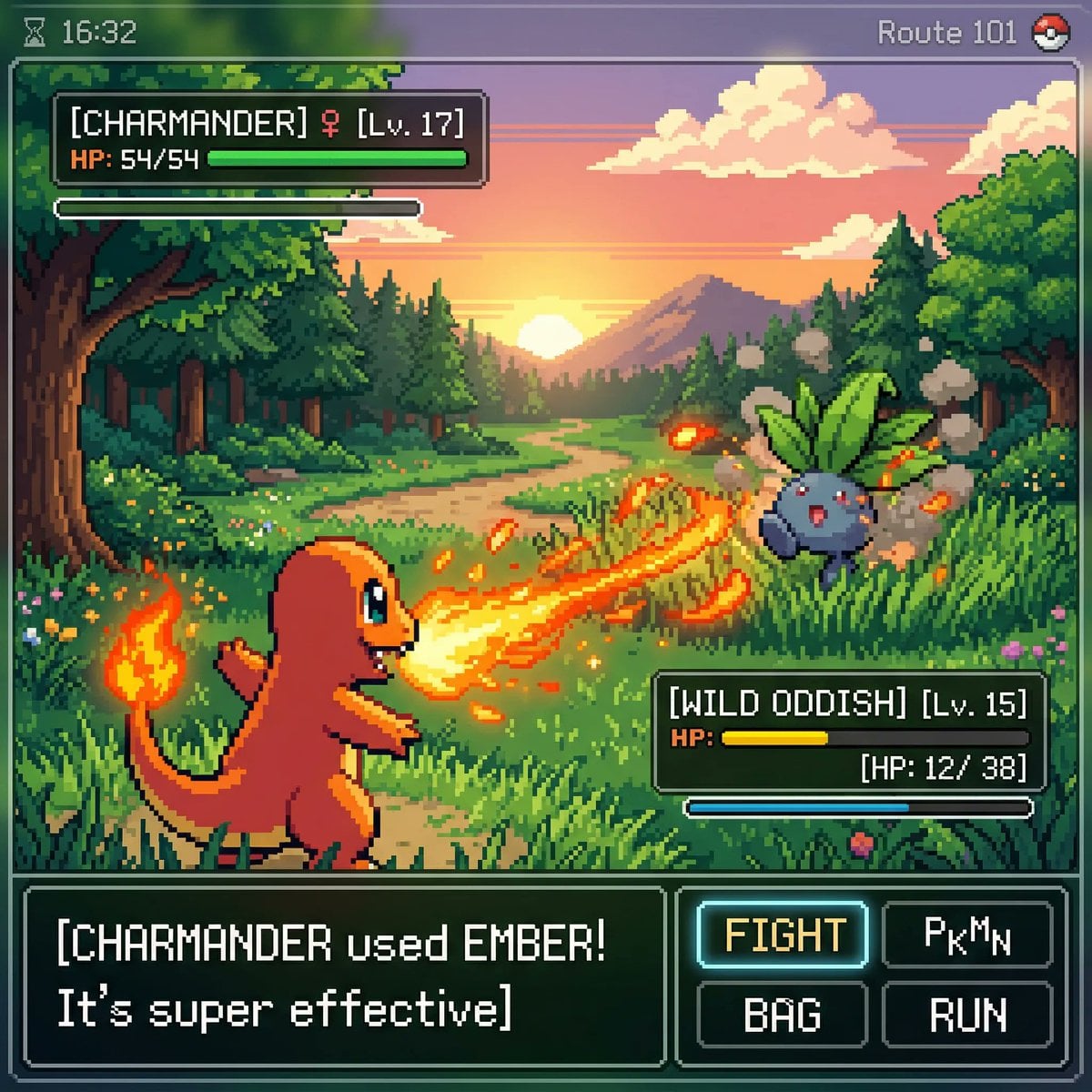Pokémon Game Boy Piksel Sanatı