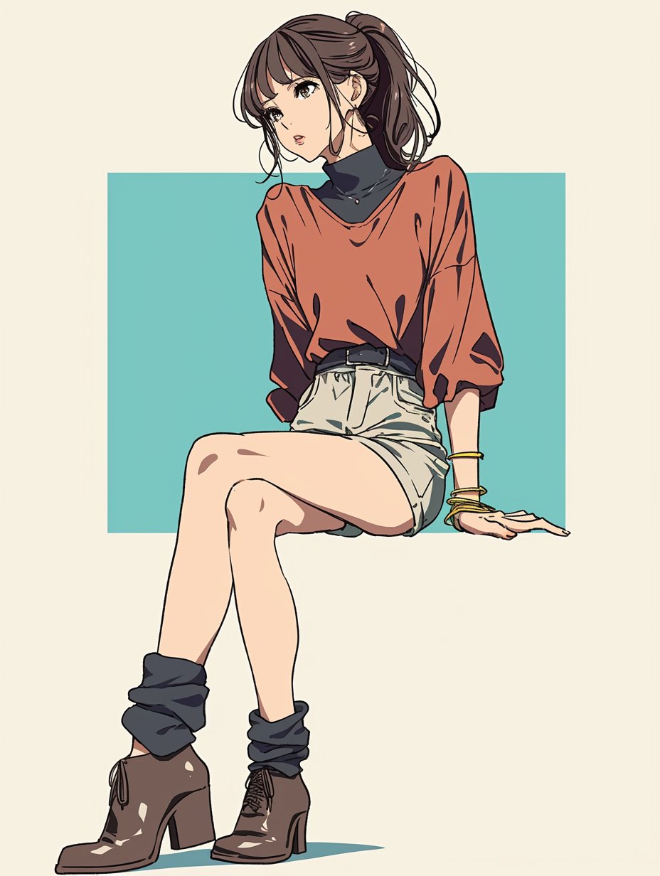 Characters transformed into comic book style