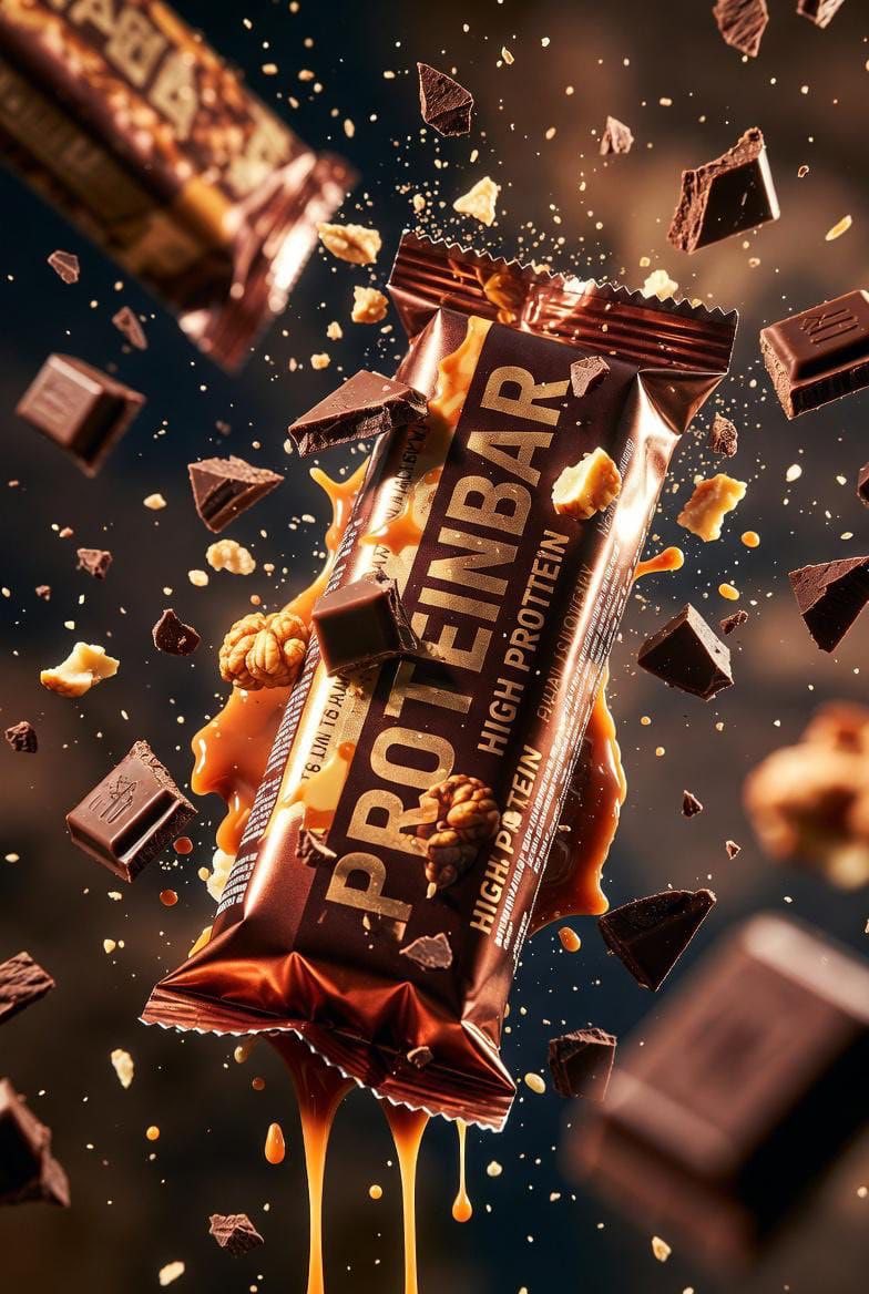 Premium Protein Bar Image Generation