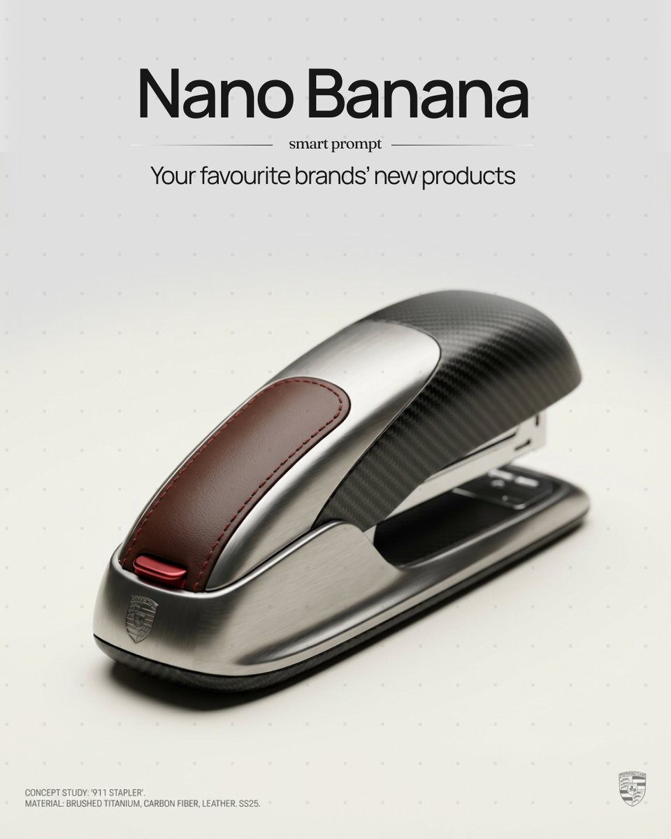 奢侈品牌概念物件 - Nano Banana 图像生成