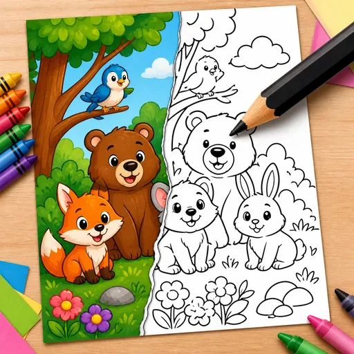 Coloring Page Generator