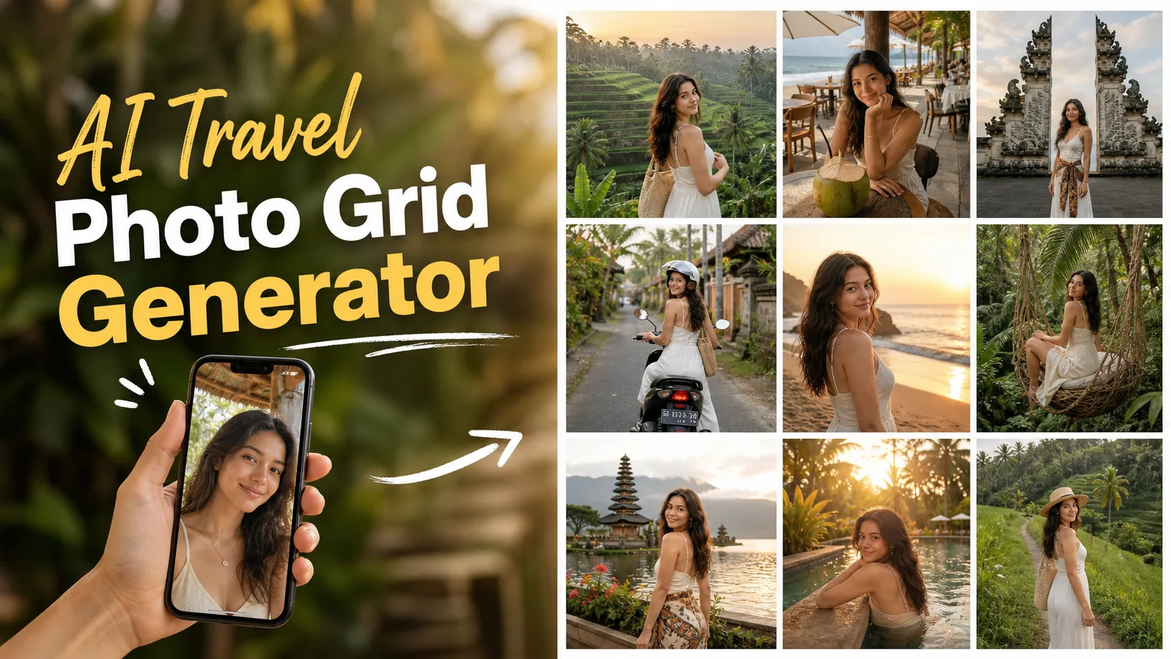 KI-Reisefoto-Grid-Generator